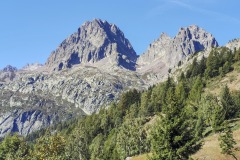 Vue sur les Aiguilles Rouges (21 septembre 2019)