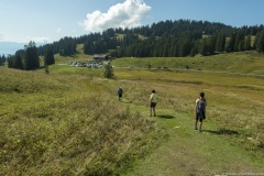 Arrivée au restaurant de Lombachalp (15 septembre 2019)