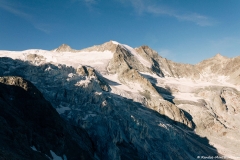 Glacier de Moiry, Pointes de Mourti et Pointe de Moiry (29 juillet 2018)