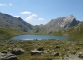 Premier Lac Jovet avec les Aiguilles de la Penaz à droite