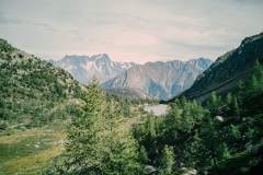 Vue sur le Lago d'Arpy (23 août 2020)