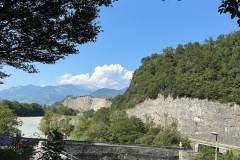 Vue sur le Rhône (28 juillet 2024)