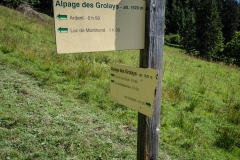 Suivre la direction du Col de l'Aup Couti (0h50) (26 aout 2018)