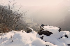 Vallée de l'Arve en contrebas (25 décembre 2019)